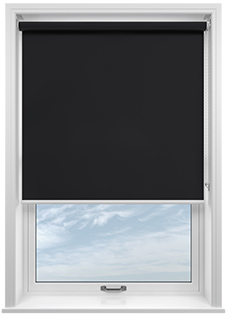 Levant (FR Blackout), Black - Roller Blind